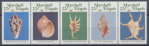 Marshall-Inseln, MiNr. 134-138 ZD, postfrisch