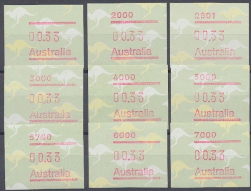 Australien, Michel Nr. Automaten 4, postfrisch