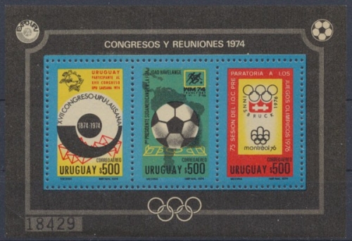 Uruguay, MiNr. Block 21, postfrisch