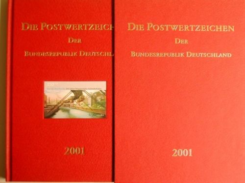 Deutschland (BRD), Jahrbuch 2001, leer - ohne Marken