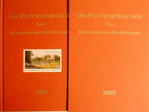 Deutschland (BRD), Jahrbuch 2002, leer - ohne Marken