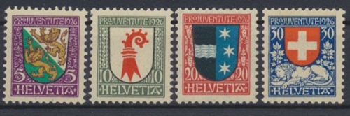 Schweiz, MiNr. 218-221, postfrisch