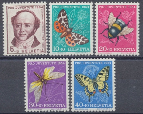 Schweiz, MiNr. 602-606, postfrisch