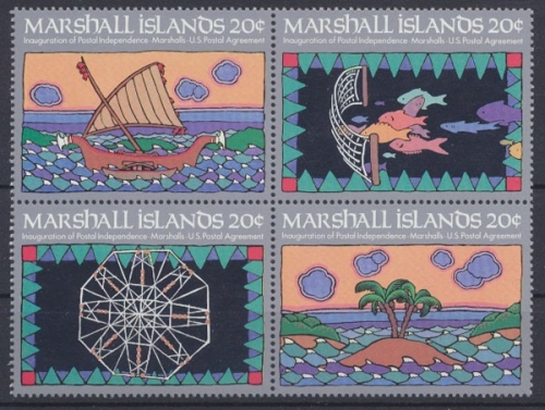 Marshall-Inseln, MiNr. 1-4 Zd, postfrisch