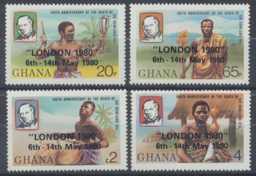 Ghana, MiNr. 826-829 A, postfrisch