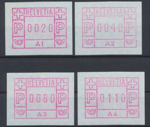 Schweiz - Automatenmarken, Michel Nr. 1, postfrisch