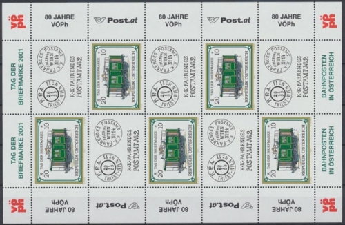 Österreich, MiNr. 2345 Kleinbogen, postfrisch