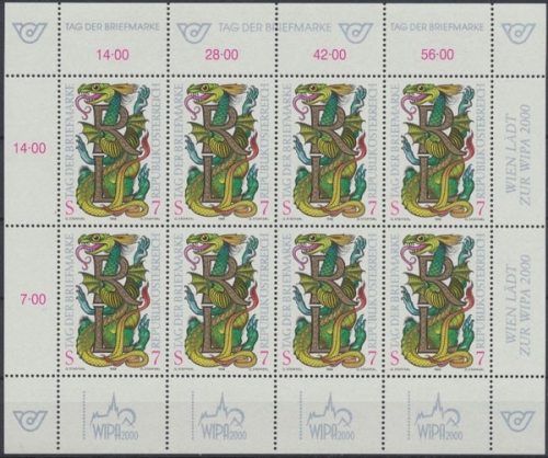 Österreich, MiNr. 2260 Kleinbogen, postfrisch