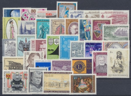 Österreich, MiNr. 1597-1630, Jahrgang 1979, postfrisch