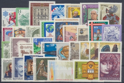 Österreich, MiNr. 1695-1727, Jahrgang 1982, postfrisch