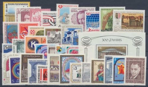 Österreich, MiNr. 1728-1762, Jahrgang 1983, postfrisch