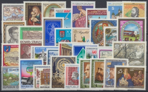 Österreich, MiNr. 1944-1977, Jahrgang 1989, postfrisch