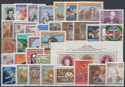 Österreich, MiNr. 2013-2047, Jahrgang 1991, postfrisch