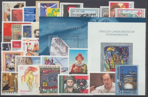 Österreich, MiNr. 2457-2505, Jahrgang 2004, postfrisch