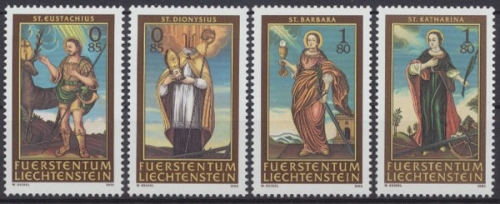 Liechtenstein, MiNr. 1370-1373, postfrisch