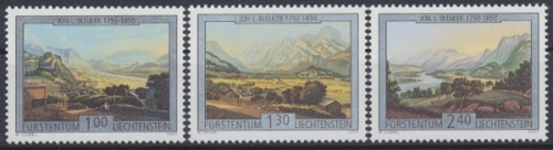 Liechtenstein, Gemälde, MiNr. 1448-1450, postfrisch