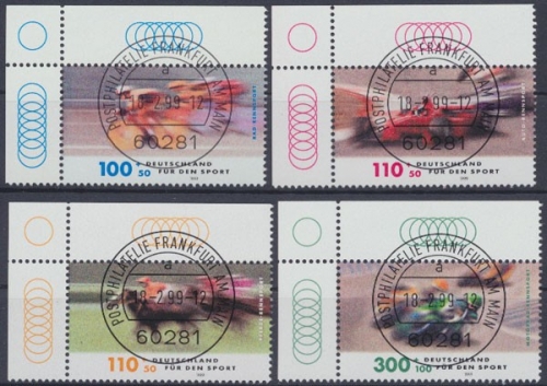 Deutschland (BRD), Michel Nr. 2031-2034, VS F/M, gestempelt