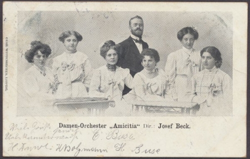 Damen-Orchester "Amicitia" Dir. Josef Beck