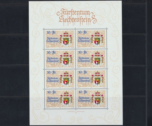 Liechtenstein, MiNr. 1136 Kleinbogen
