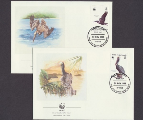 Jungferninseln, MiNr. 637-640, FDC