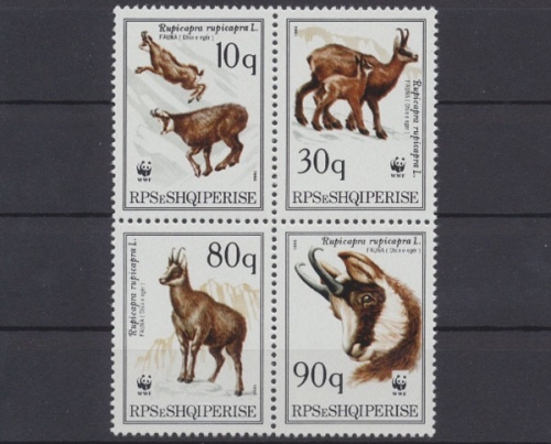 Albanien, MiNr. 2423-2426 Viererblock, postfrisch