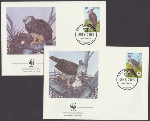 Guyana, MiNr. 3077-3080, FDC