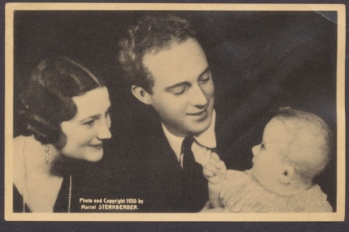 Belgisches Königspaar mit Prinz Albert