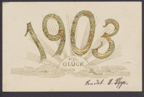 1903 viel Glück
