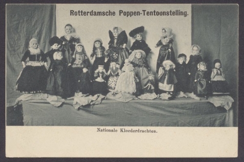 Rotterdam, Rotterdamsche Poppen-Tentoonstelling, nationale Kleederdrachten