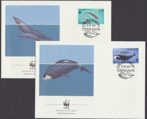 Färöer, MiNr. 203-206, FDC