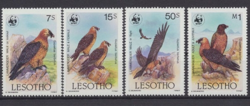 Lesotho, Vögel, MiNr. 556-559, postfrisch