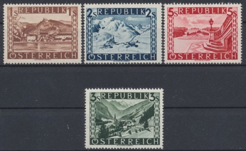 Österreich, MiNr. 767-770 II, postfrisch