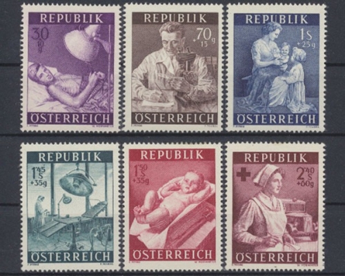 Österreich, MiNr. 999-1004, postfrisch