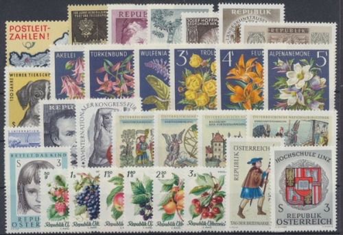 Österreich, MiNr. 1201-1230, Jahrgang 1966, postfrisch