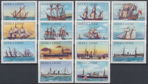 Sierra Leone, MiNr. 766-779 I, postfrisch