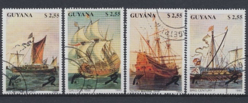Guyana, Michel Nr. 3293-3296, gestempelt