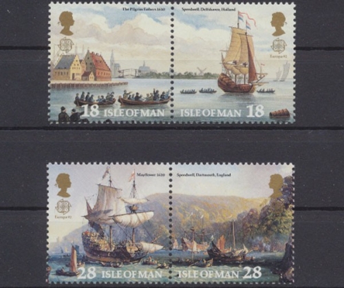 Insel Man, Schiffe, MiNr. 503-506 ZD, postfrisch