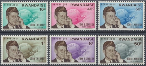 Ruanda, MiNr. 129-134 A, postfrisch