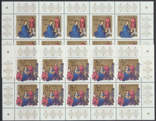 Deutschland (BRD), MiNr. 1770-1771 Kleinbogen, postfrisch