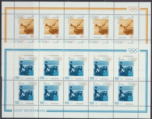 Deutschland (BRD), MiNr. 1861-1864 Kleinbogen, postfrisch