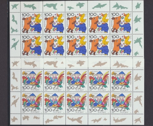 Deutschland (BRD), Michel Nr. 1990-1994 KB, postfrisch