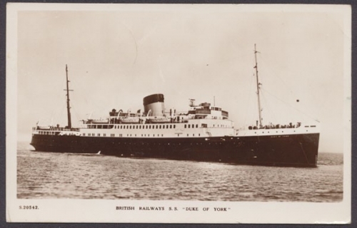S.S. "DUKE OF YORK", Passagierschiff