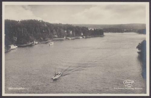 Skurusundet, Fliegeraufnahme