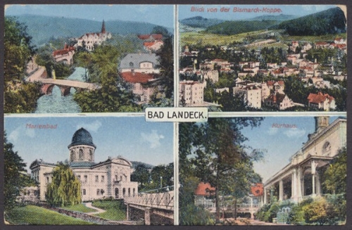 Landeck, Bad, 4 Bilderkarte