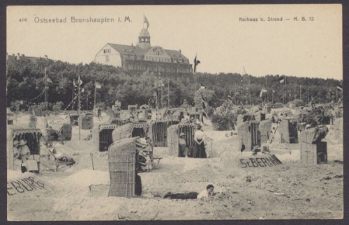 Brunshaupten, Ostseebad, Kurhaus und Strandleben