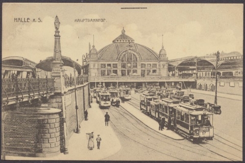 Halle, Hauptbahnhof, Straßenbahn