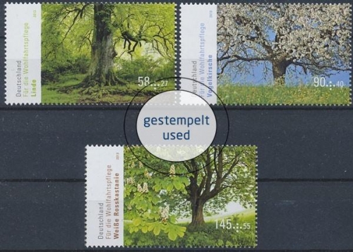 Deutschland (BRD), Michel Nr. 2980-2982, gestempelt