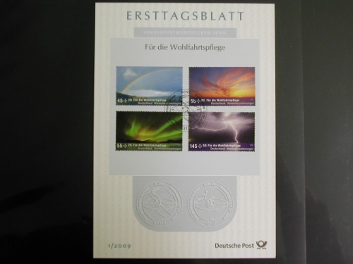 Deutschland (BRD), Ersttagsblätter, Jahrgang 2009, 1/2009 - 40/2009