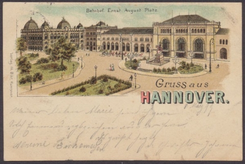 Hannover, Bahnhof, Ernst August Platz