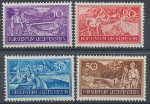 Liechtenstein, MiNr. 152-155, postfrisch